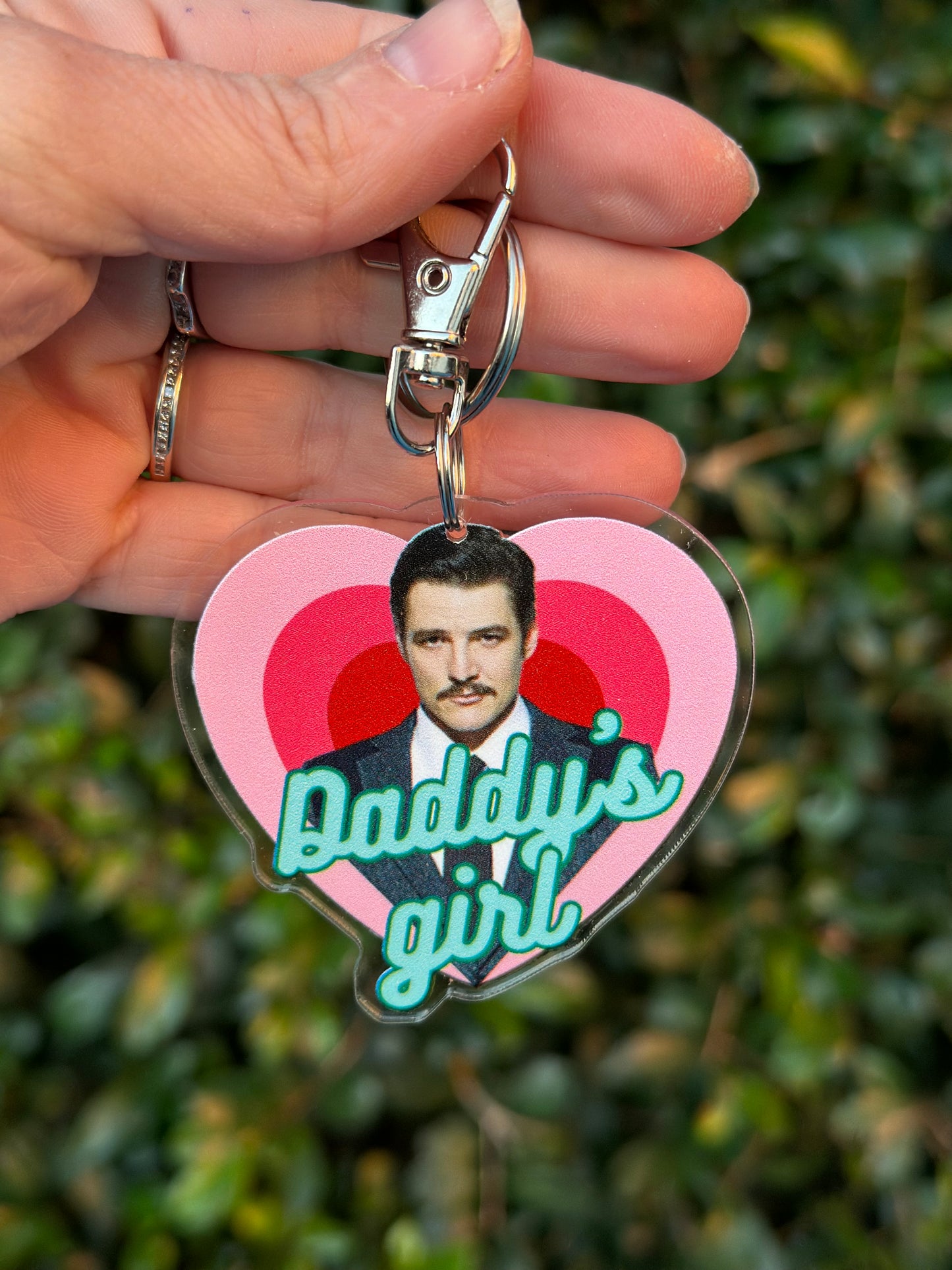 Pedro Pascal “Daddy’s Girl” Keychain