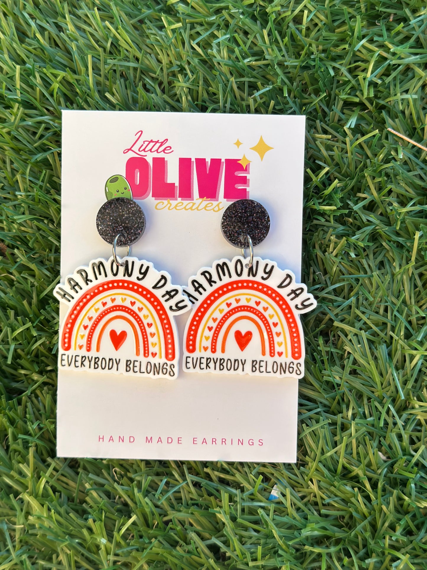Harmony Day Teacher Dangle Earrings