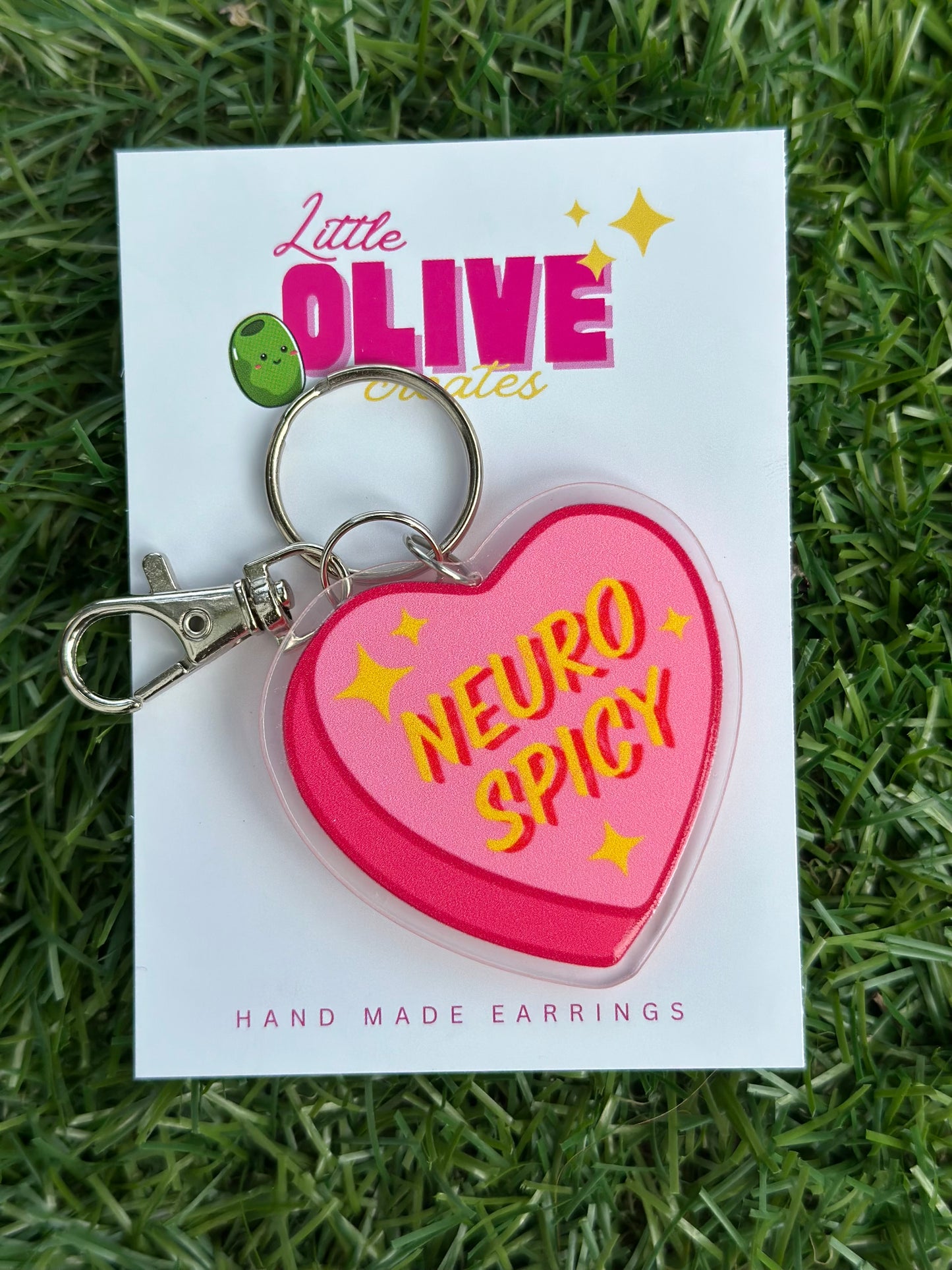 Neuro Spicy Keychain – Celebrating Neurodiversity