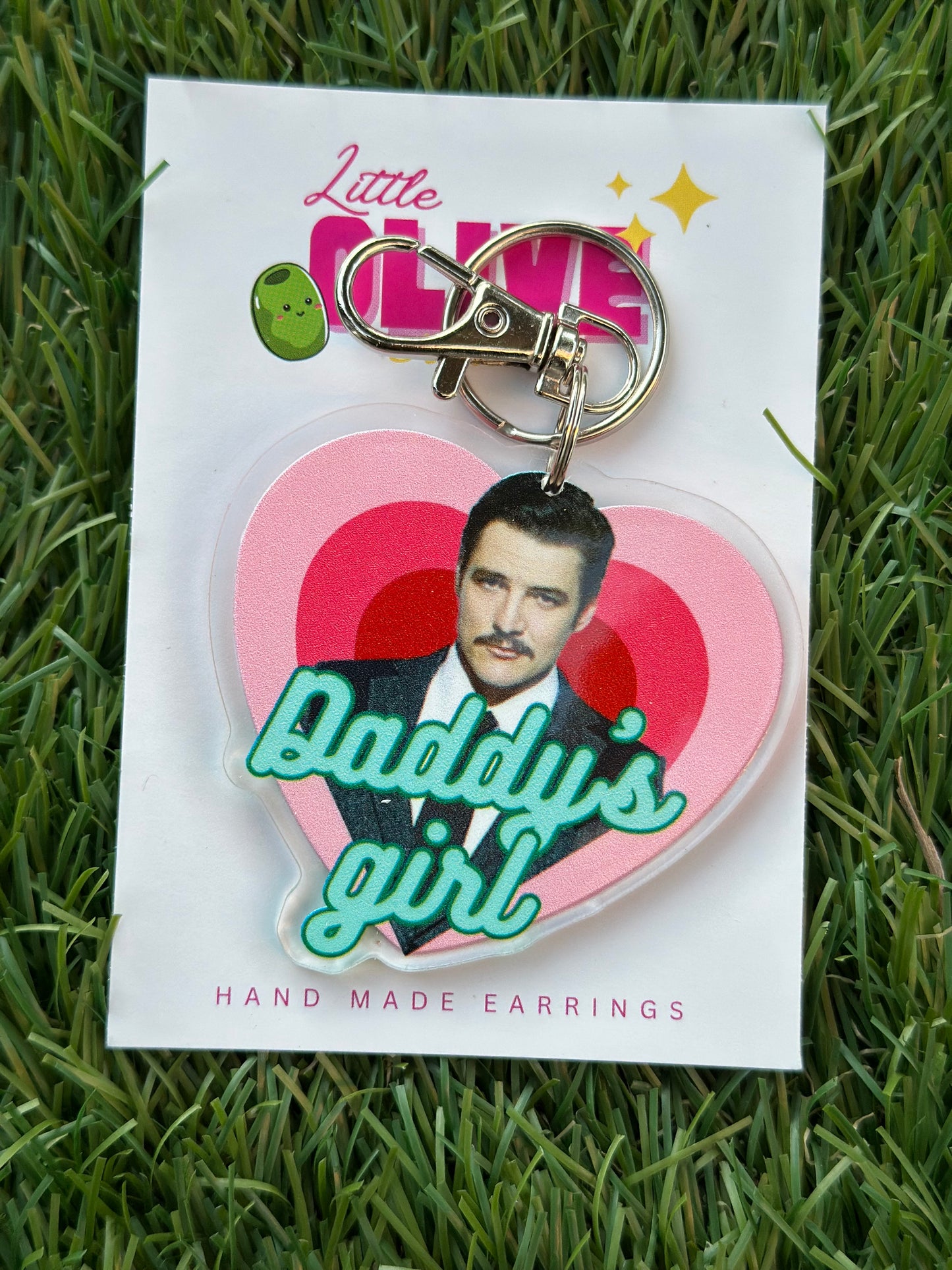 Pedro Pascal “Daddy’s Girl” Keychain
