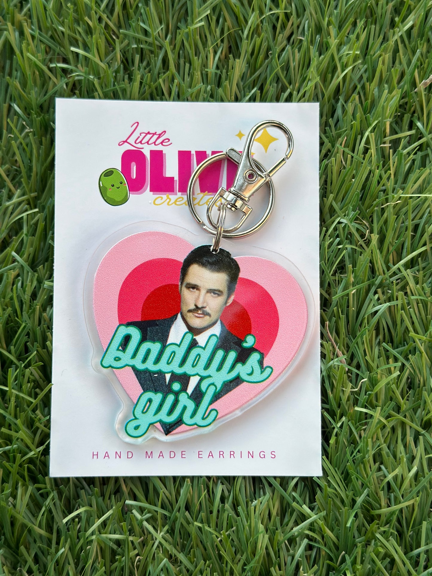 Pedro Pascal “Daddy’s Girl” Keychain