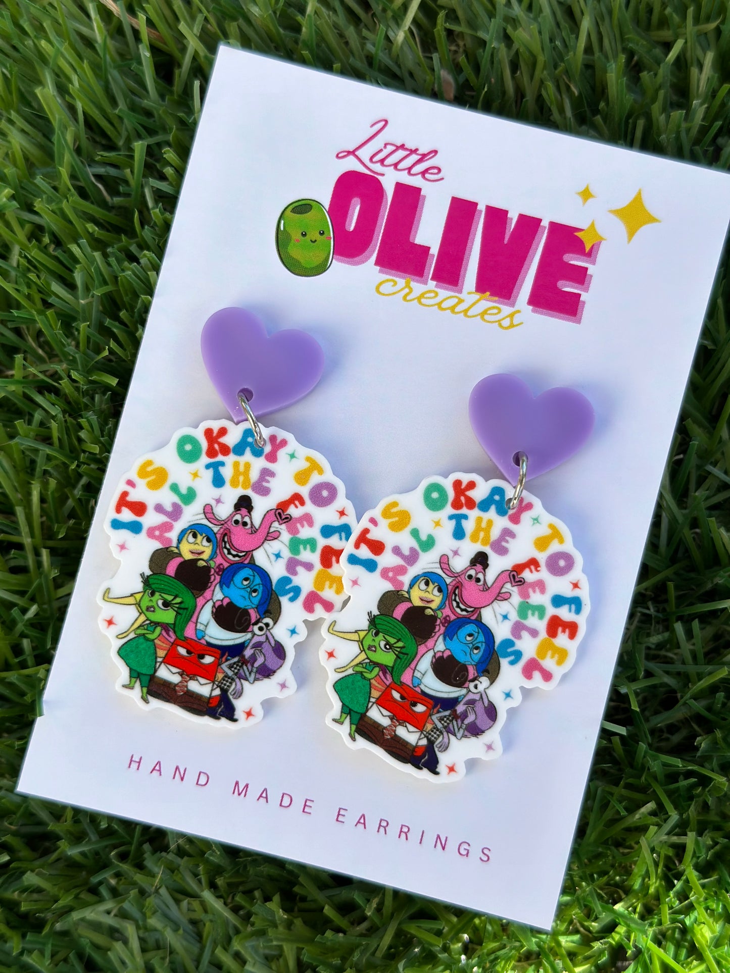 Emotion-Inspired Dangle Earrings – Fun & Expressive Jewelry