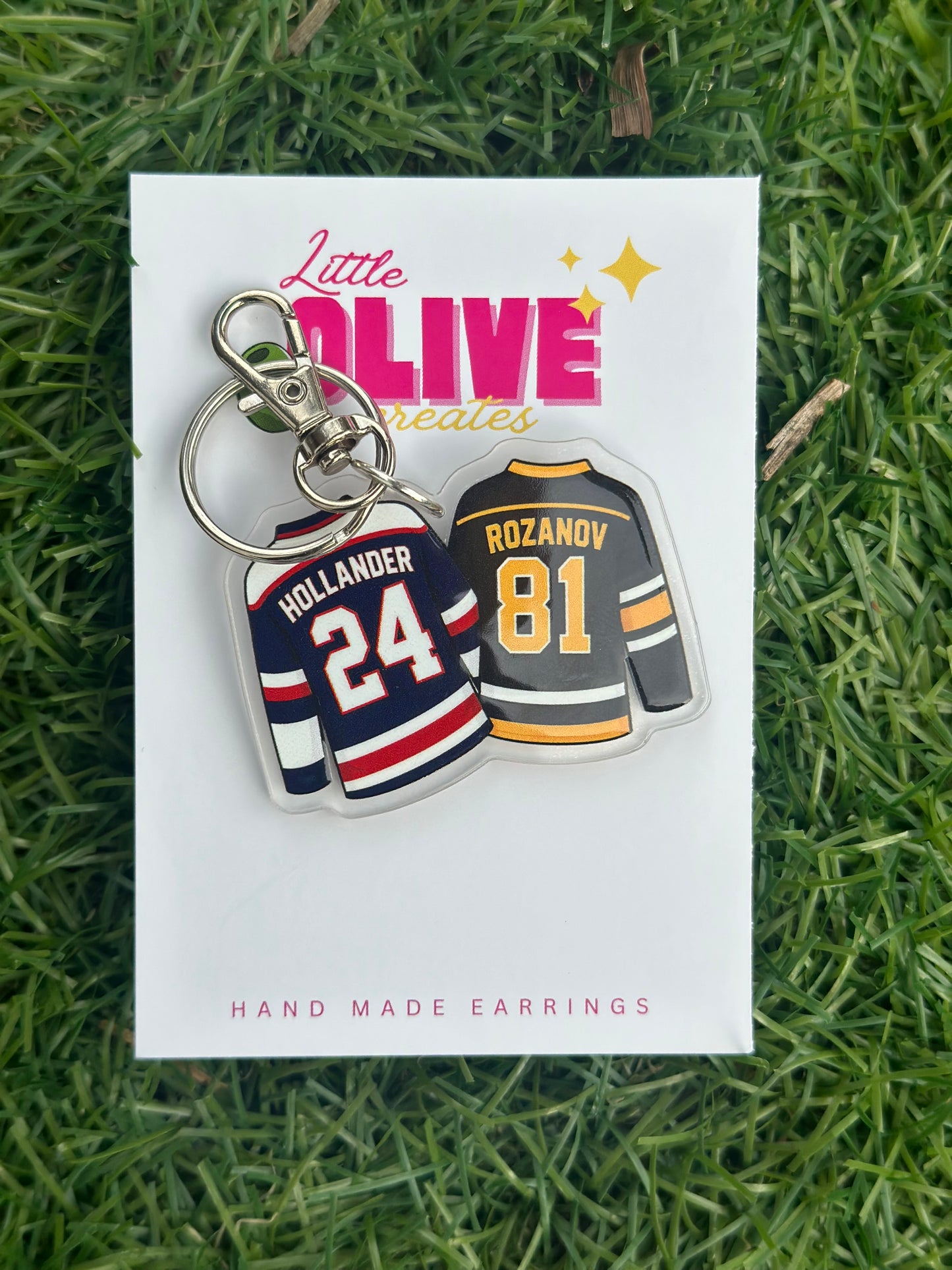 Heated Rivalry – Hollander & Rosanov Acrylic Keychain