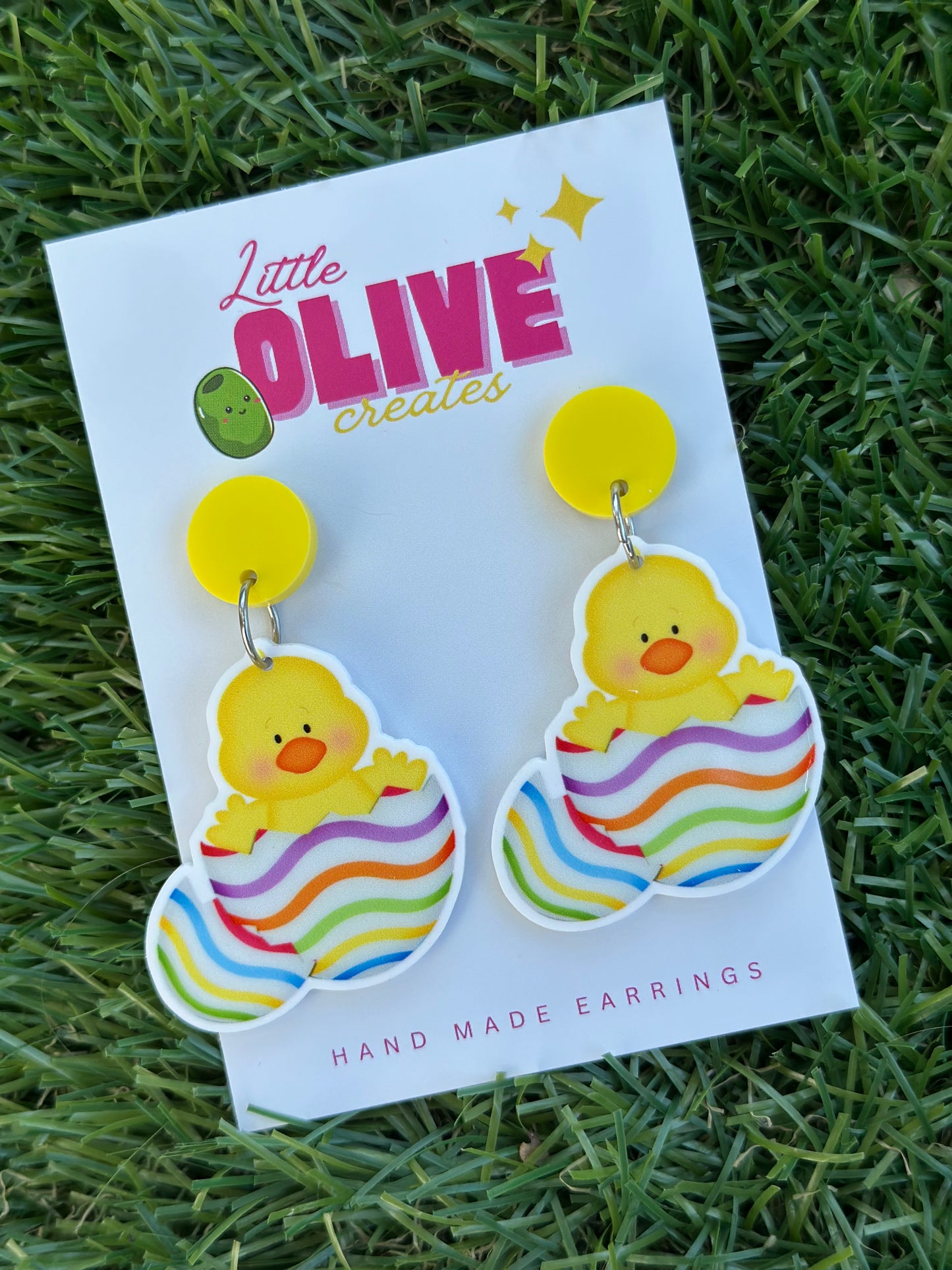 Cute Chicken Easter Egg Dangle Earrings π£π₯ β Perfect for Spring!