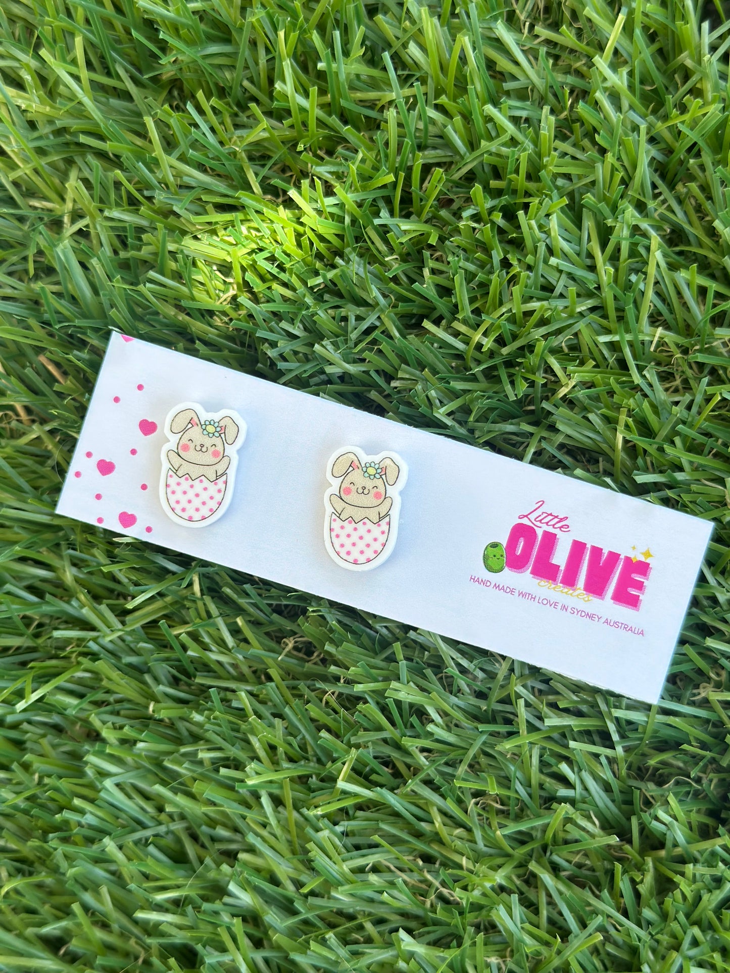 Cute Bunny Easter Egg Dangle Earrings π°πΈ β Perfect for Spring!