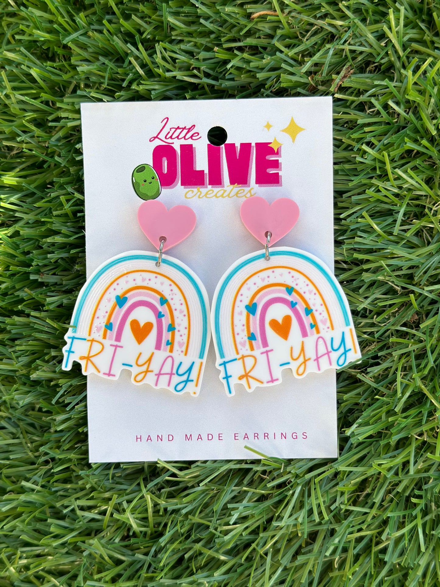 FRI-YAY End Of Week Celebration Teacher Appreciation Earrings - Thank You, Educators! (Copy)