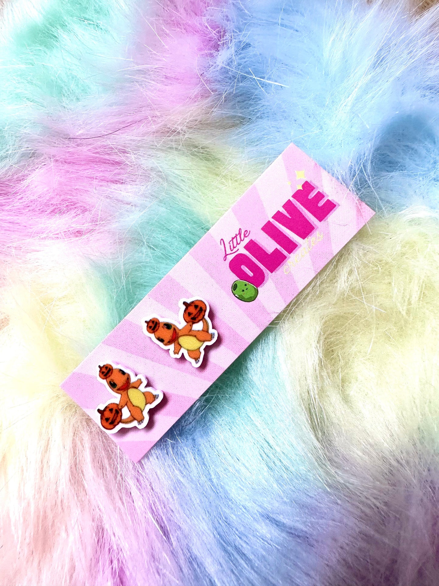Cute Halloween Pokemon Costume Stud Earrings