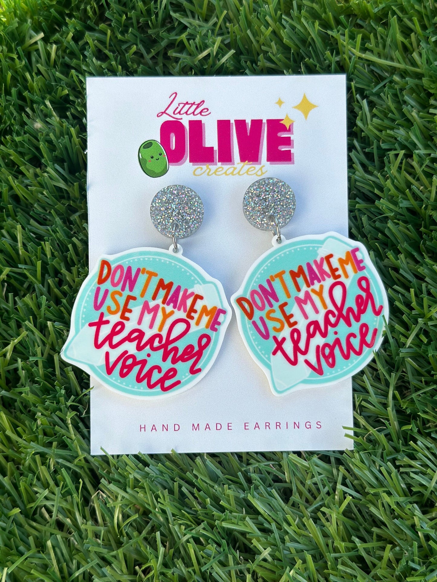 Classroom Chic: Teacher Voice Earrings for Educators!