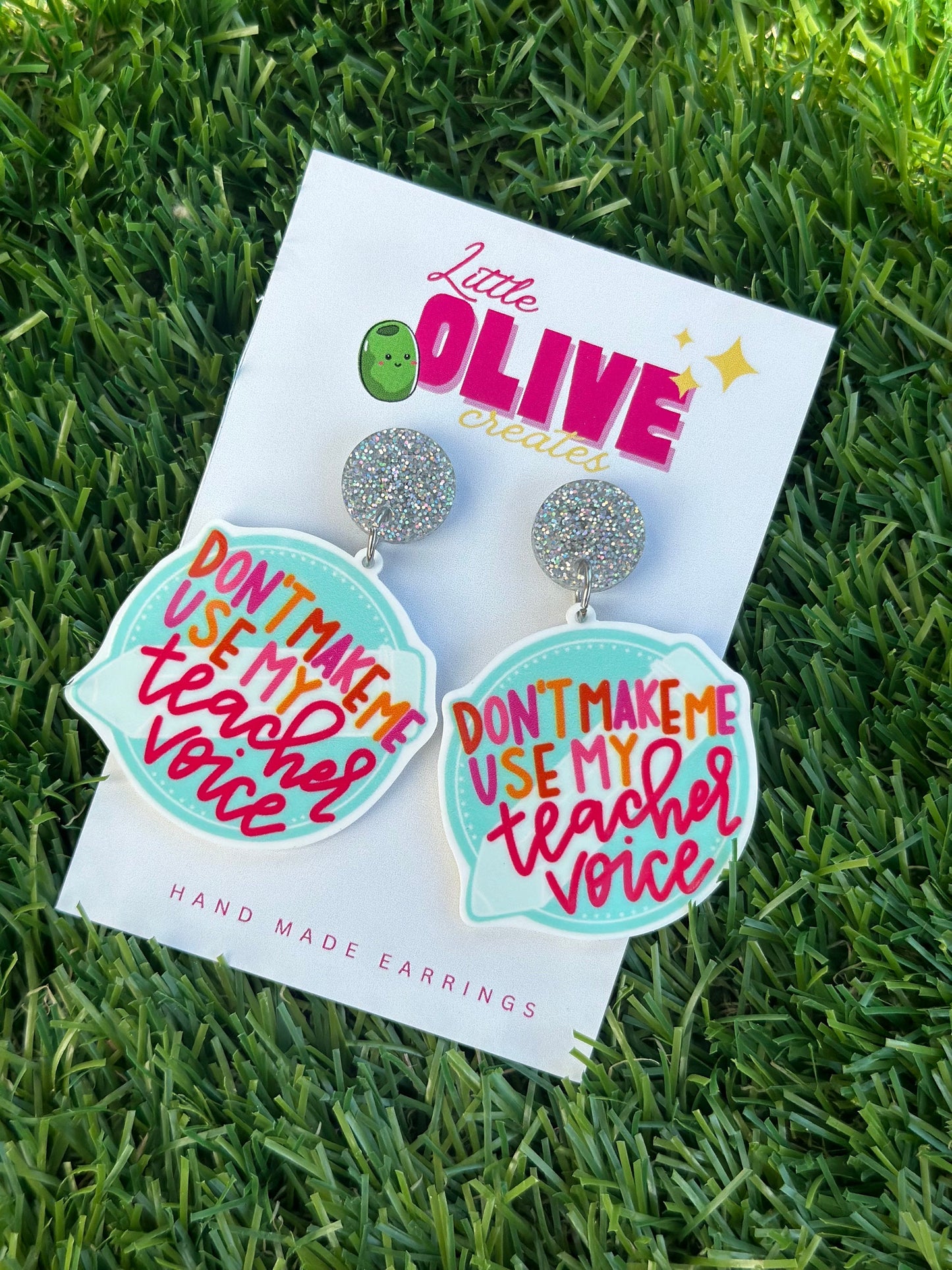 Classroom Chic: Teacher Voice Earrings for Educators!