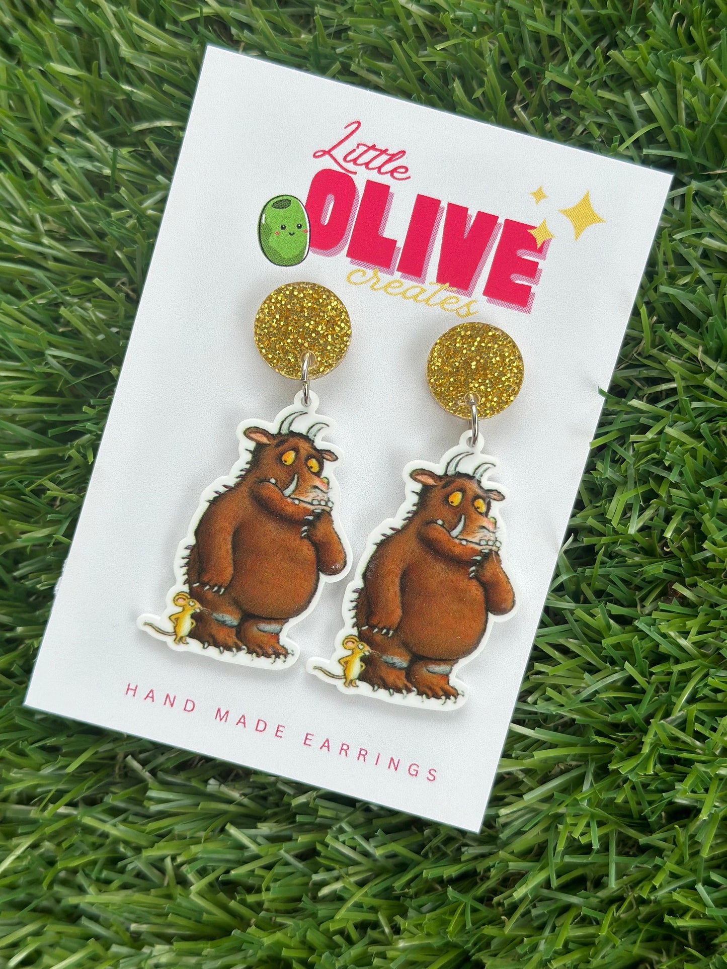 Enchanting 'The Gruffalo' Teacher Earrings for Book Week!