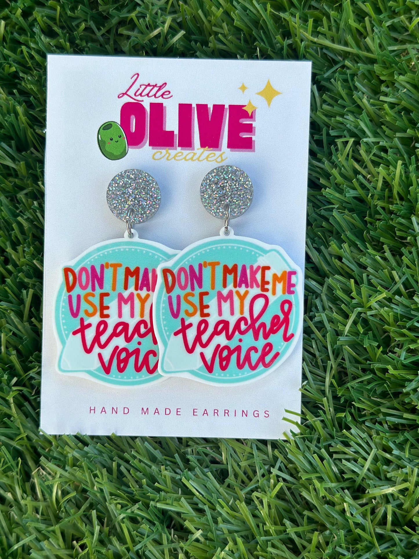 Classroom Chic: Teacher Voice Earrings for Educators!