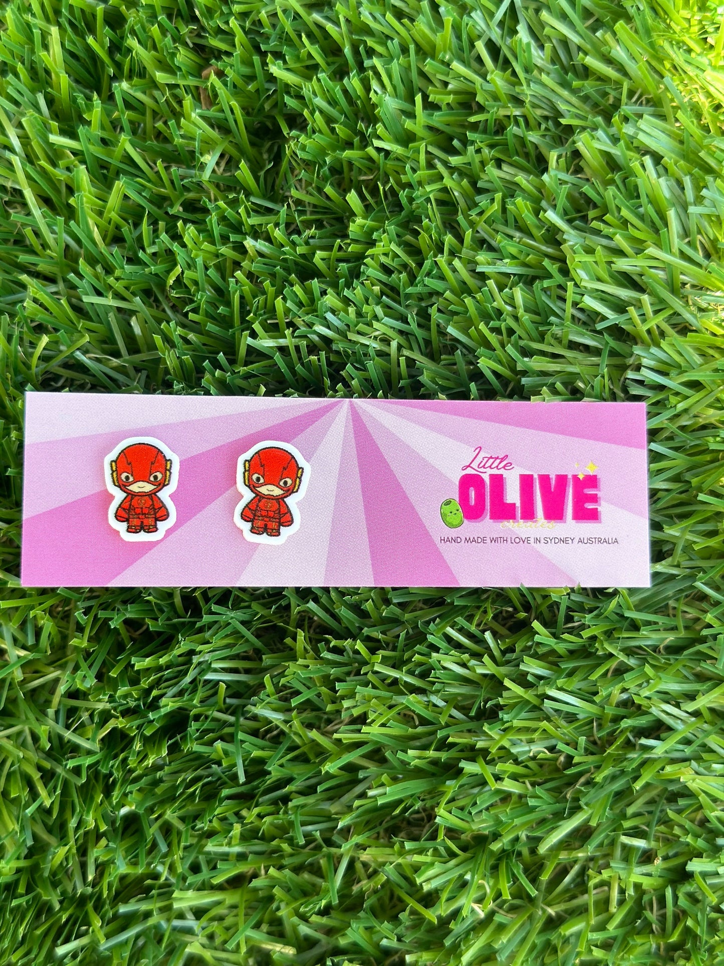Marvel Inspired Superhero Stud Earrings - Unleash Your Inner Hero!