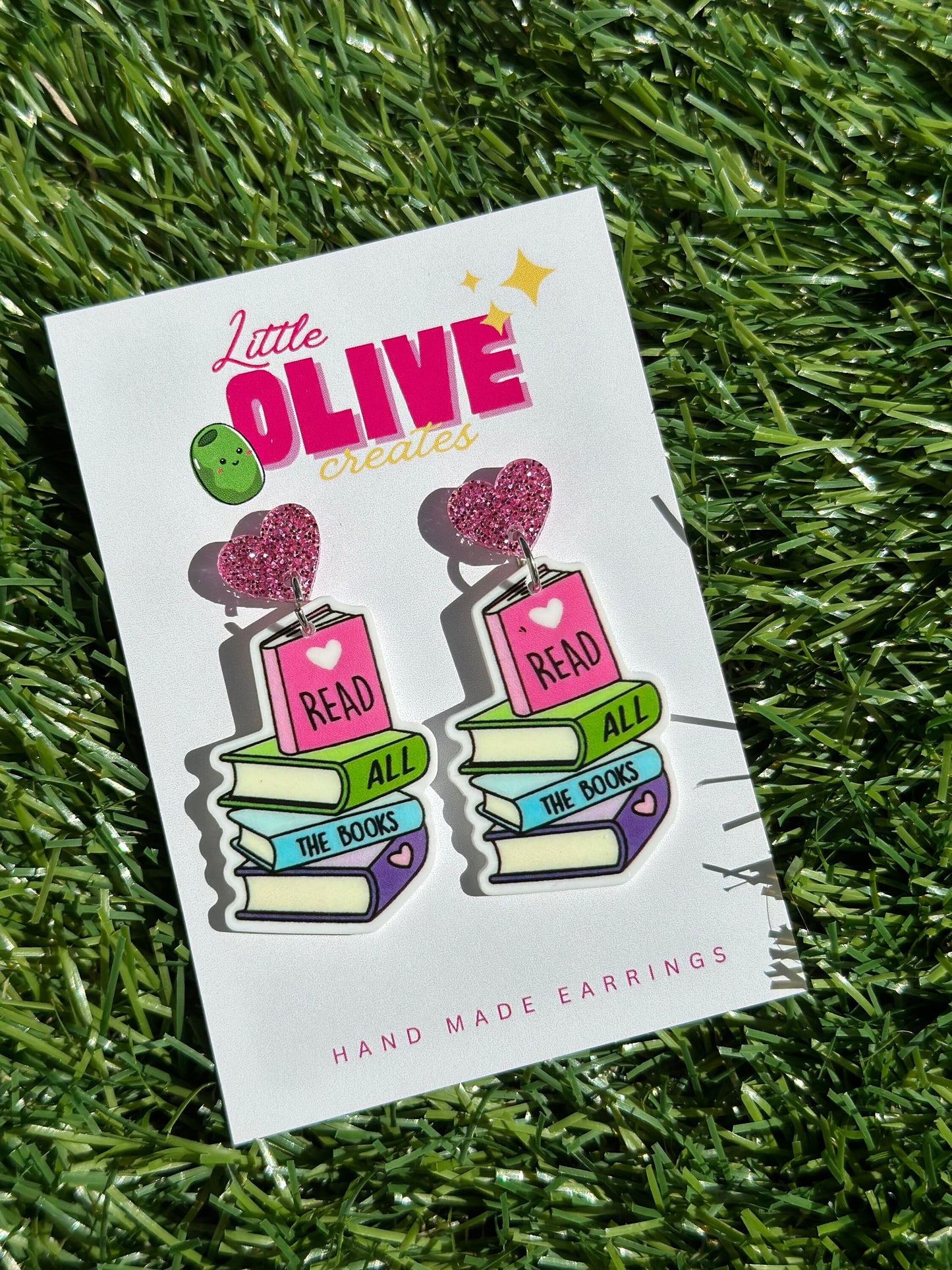 Enchanting 'Read All the Books' Teacher Earrings for Book Week!