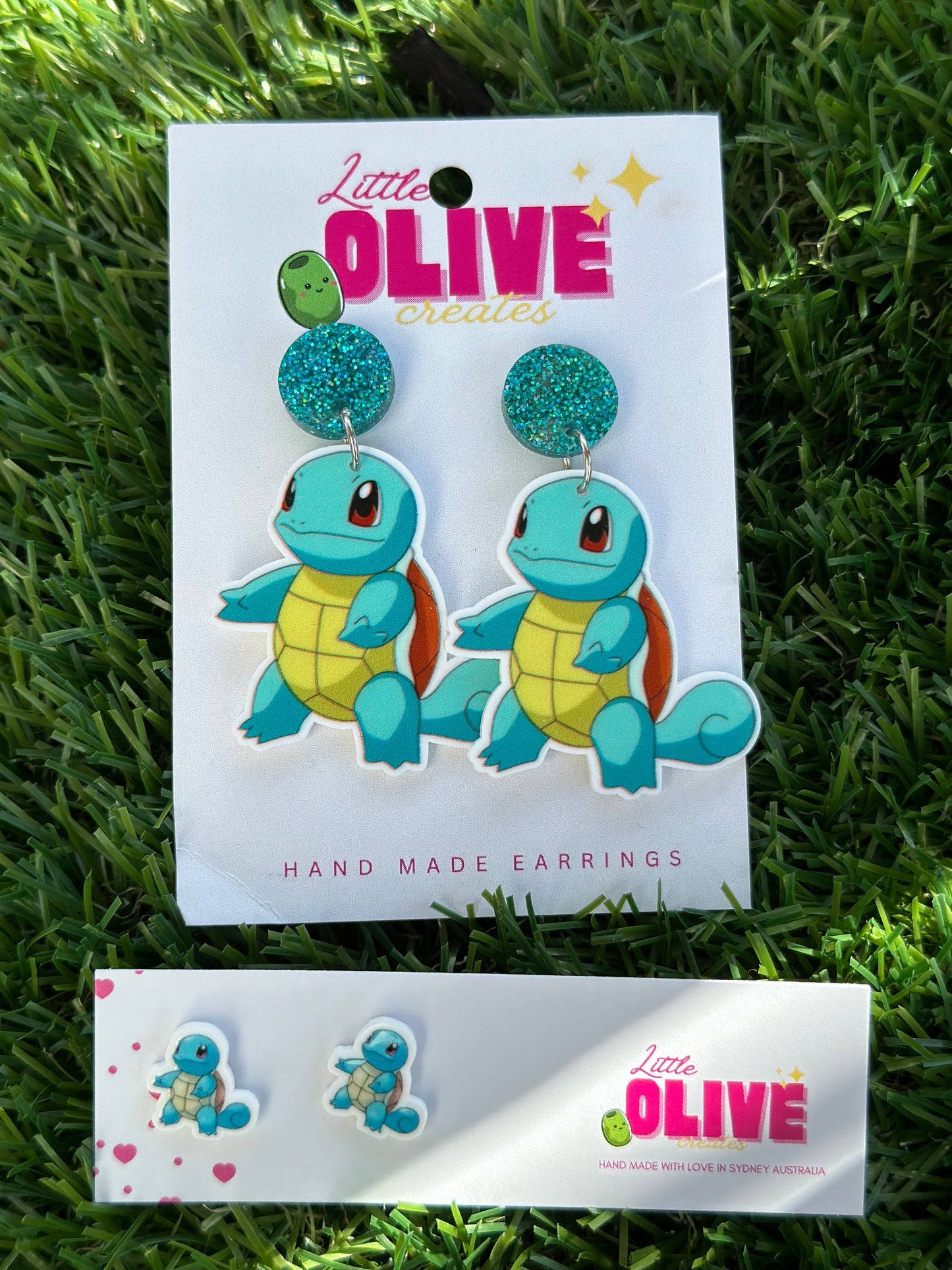 Pokemon Squirtle Earrings: Splash into Style!