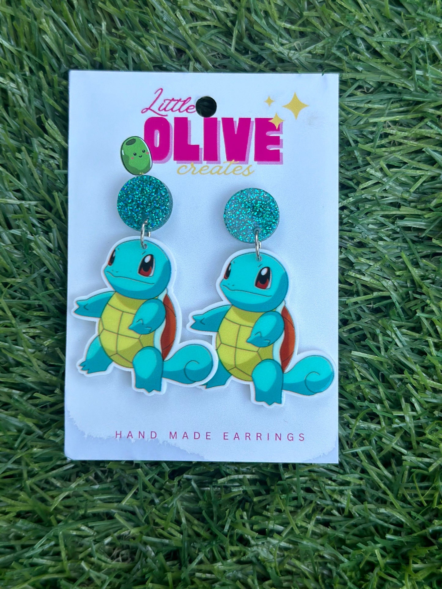 Pokemon Squirtle Earrings: Splash into Style!