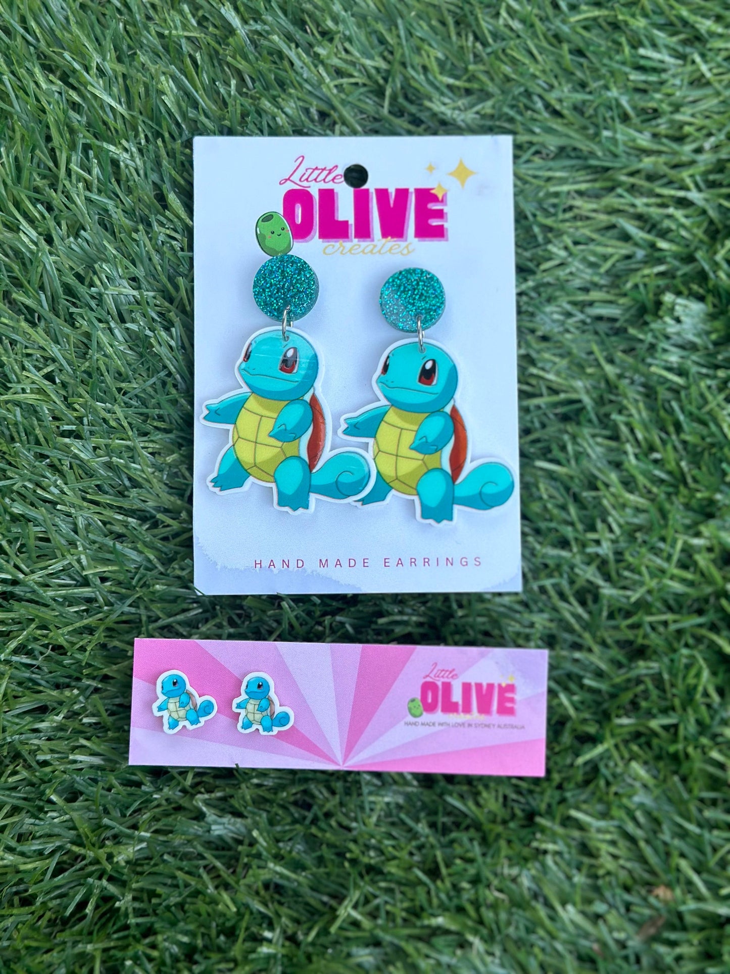 Pokemon Squirtle Earrings: Splash into Style!