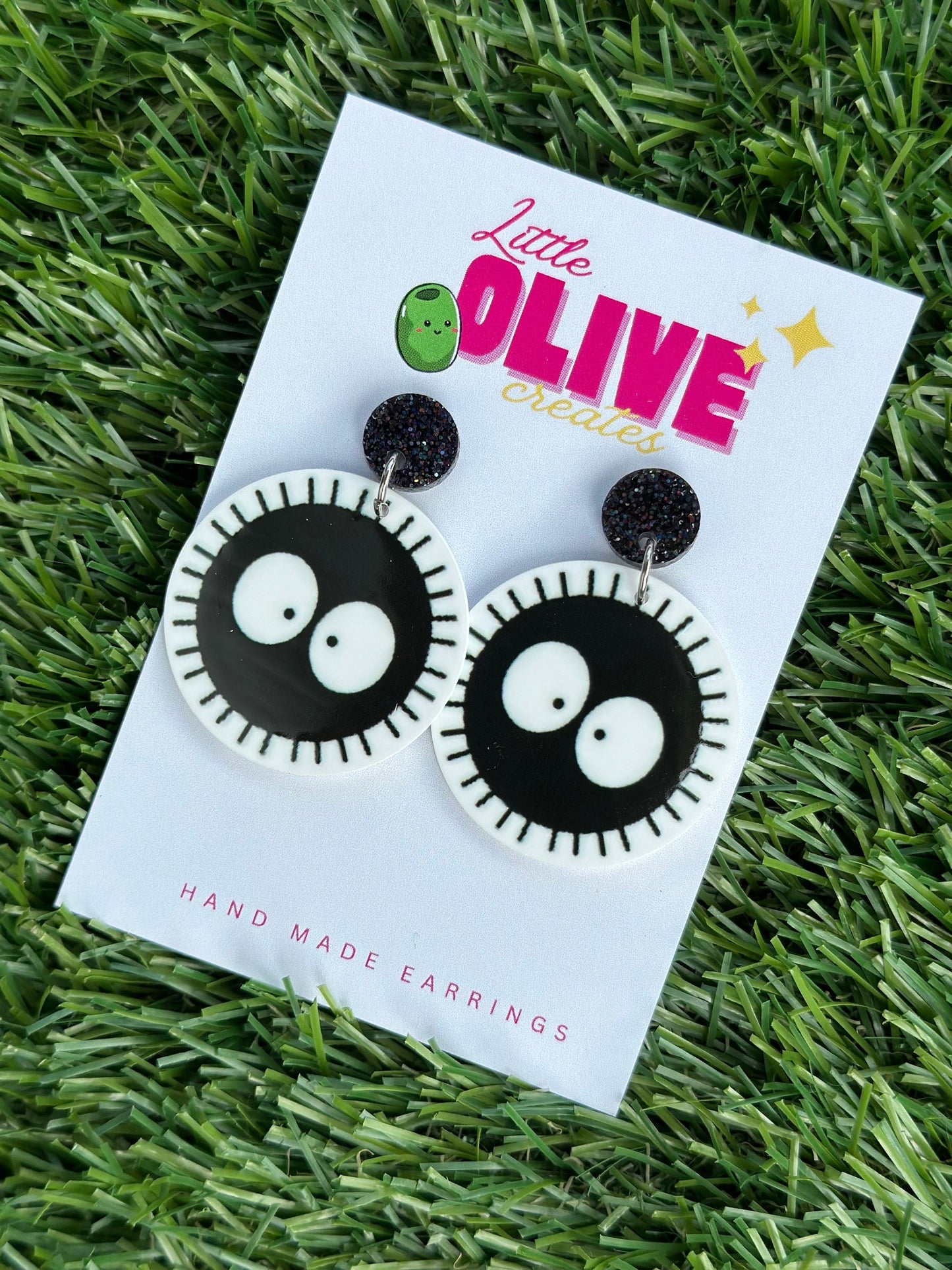 Soot Sprites Studio Ghibli Anime Earrings - Cute Studs and Dangles!
