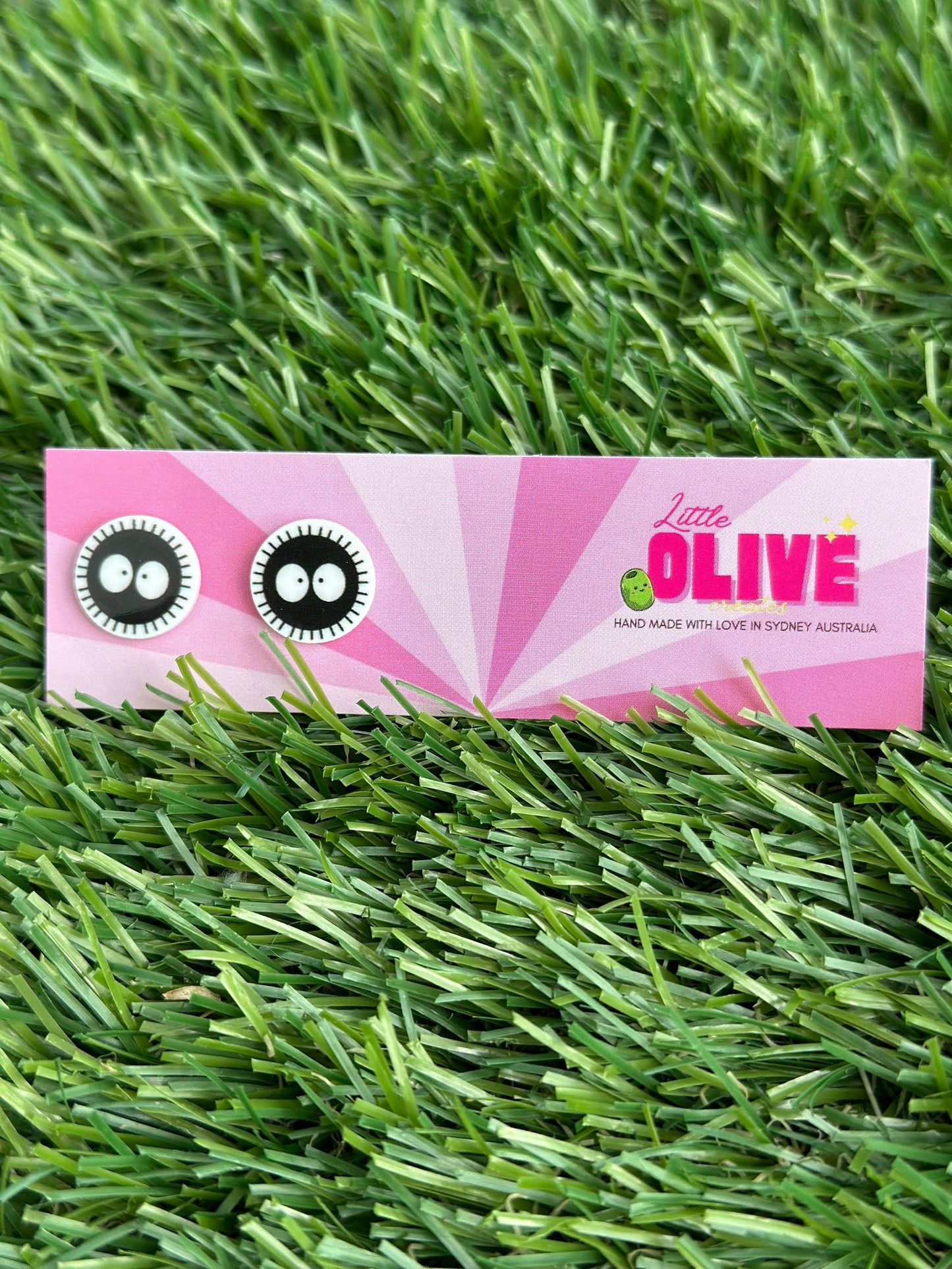 Soot Sprites Studio Ghibli Anime Earrings - Cute Studs and Dangles!