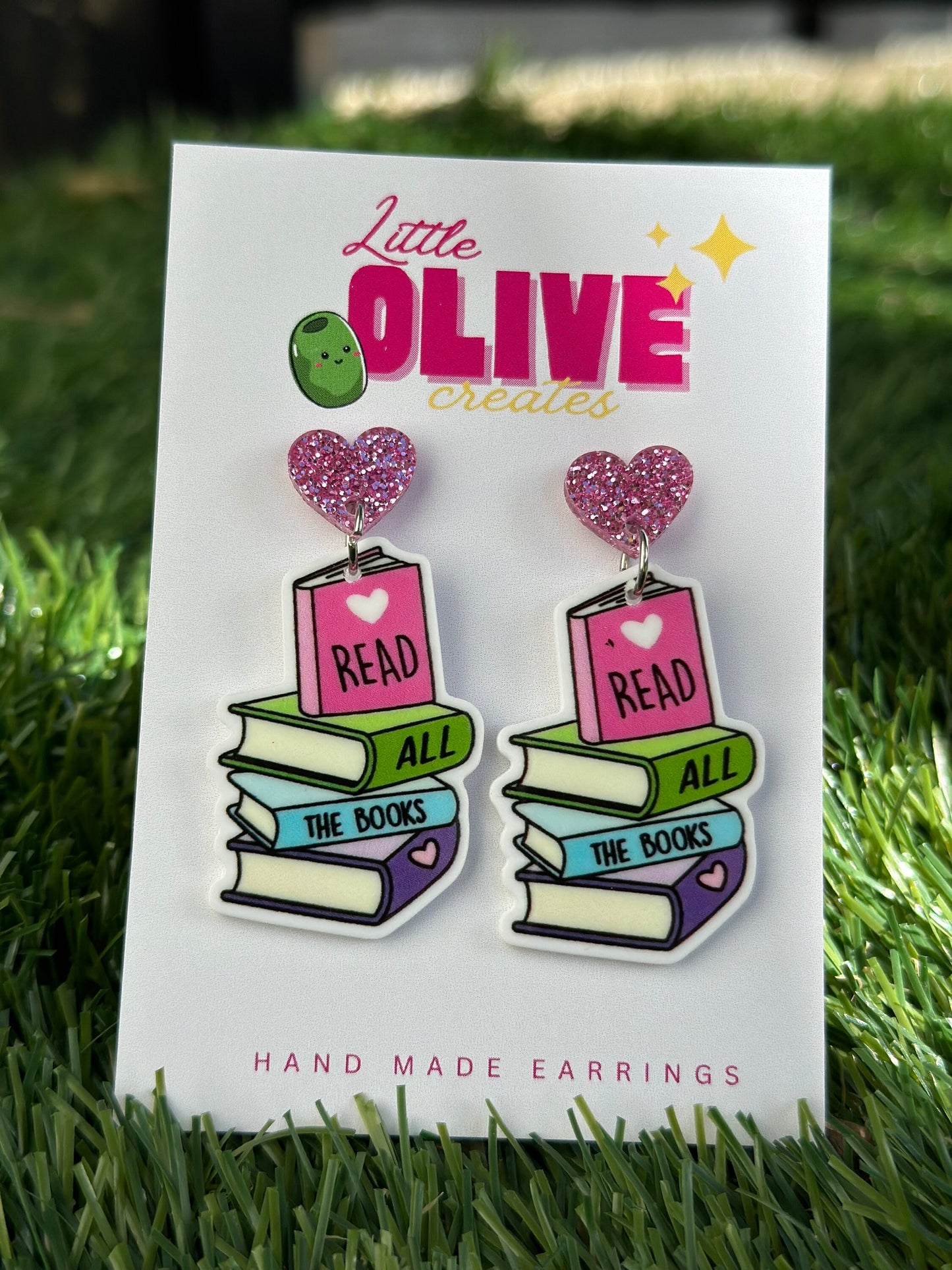 Enchanting 'Read All the Books' Teacher Earrings for Book Week!