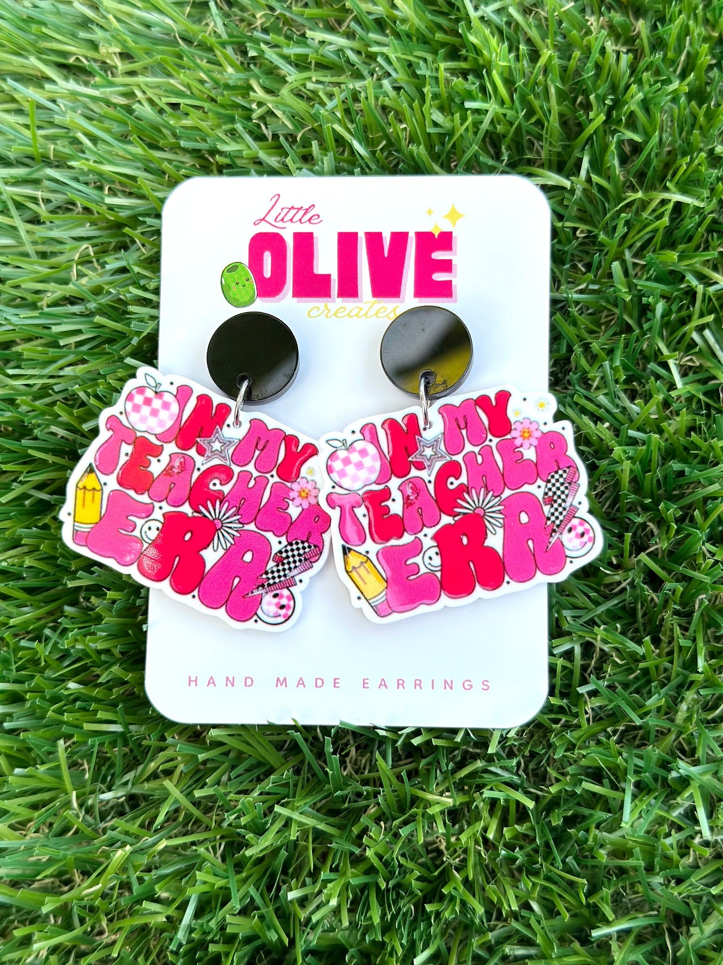 In My Teacher Era' Earrings - Celebrating Education
