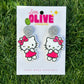 Waving Kitty Earrings: Charming Accessories for All Ages!