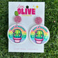“Not a Hugger” Funny Cactus Dangle Earrings – Cute & Quirky Statement Jewelry