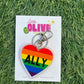 LGBTQ Ally Earrings | Pride Studs, Dangles & Keychain
