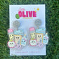 Cute Pencils and Stationery Dangle Earrings – Perfect for Teachers