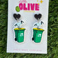 Funny Bin Chicken Dangle Earrings – Aussie Ibis Statement Earrings, Lightweight & Hypoallergenic