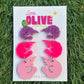 Handmade Pink Prawn Dangle Earrings | Quirky Statement Acrylic Earrings | Fun Funky Jewelry Gift