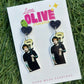 Ed Sheeran Dangle Earrings – Fun Pop Culture Jewelry for Music Lovers