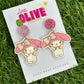 My Melody Kawaii Dangle Earrings