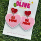 “Be Mine” Heart Earrings – Perfect for Valentine’s Day 💖