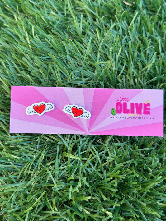 Flying Heart Earrings – Perfect for Valentine’s Day 💕✨