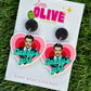 Daddy's Girl" Pedro Pascal Celeb Chic Earrings - Sparkle Like a Star!