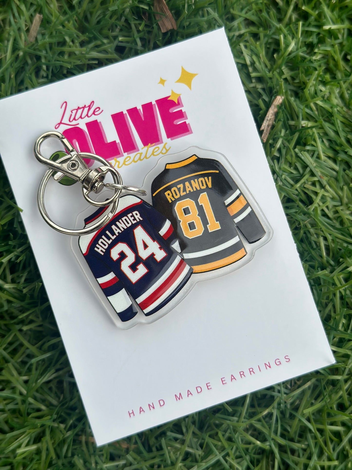 Heated Rivalry – Hollander & Rosanov Acrylic Keychain