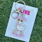 Silly Goose on the Loose Acrylic Key Chain