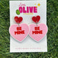 “Be Mine” Heart Earrings – Perfect for Valentine’s Day 💖