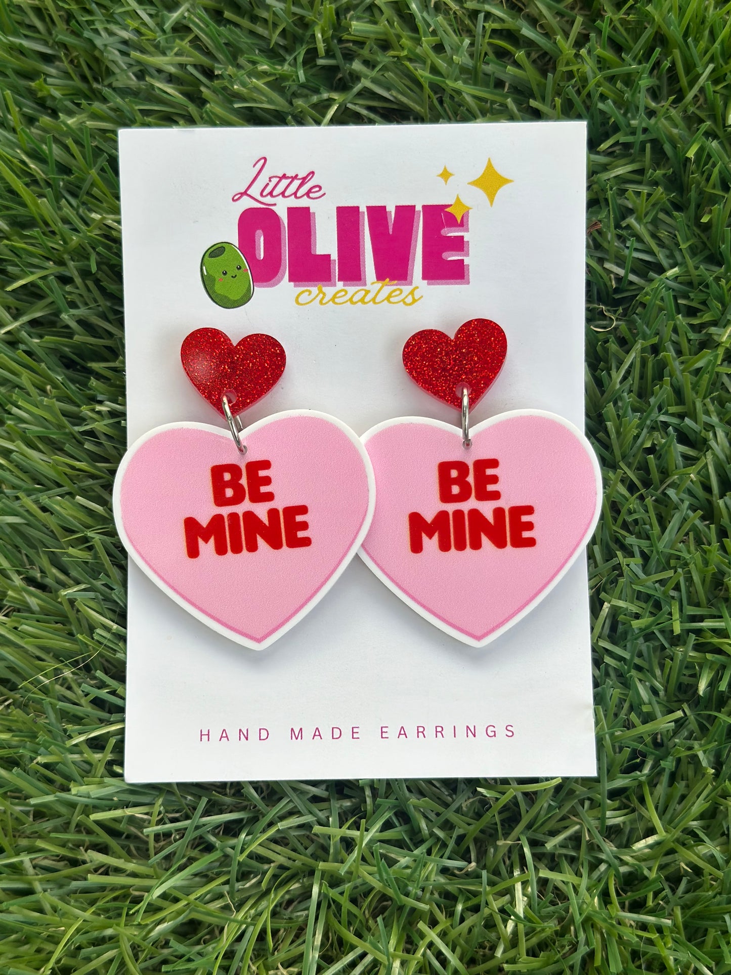 “Be Mine” Heart Earrings – Perfect for Valentine’s Day 💖