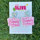 “Probably Anxious” Dangle Earrings – Quirky & Relatable Style 💖😅
