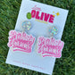 “Probably Anxious” Dangle Earrings – Quirky & Relatable Style 💖😅