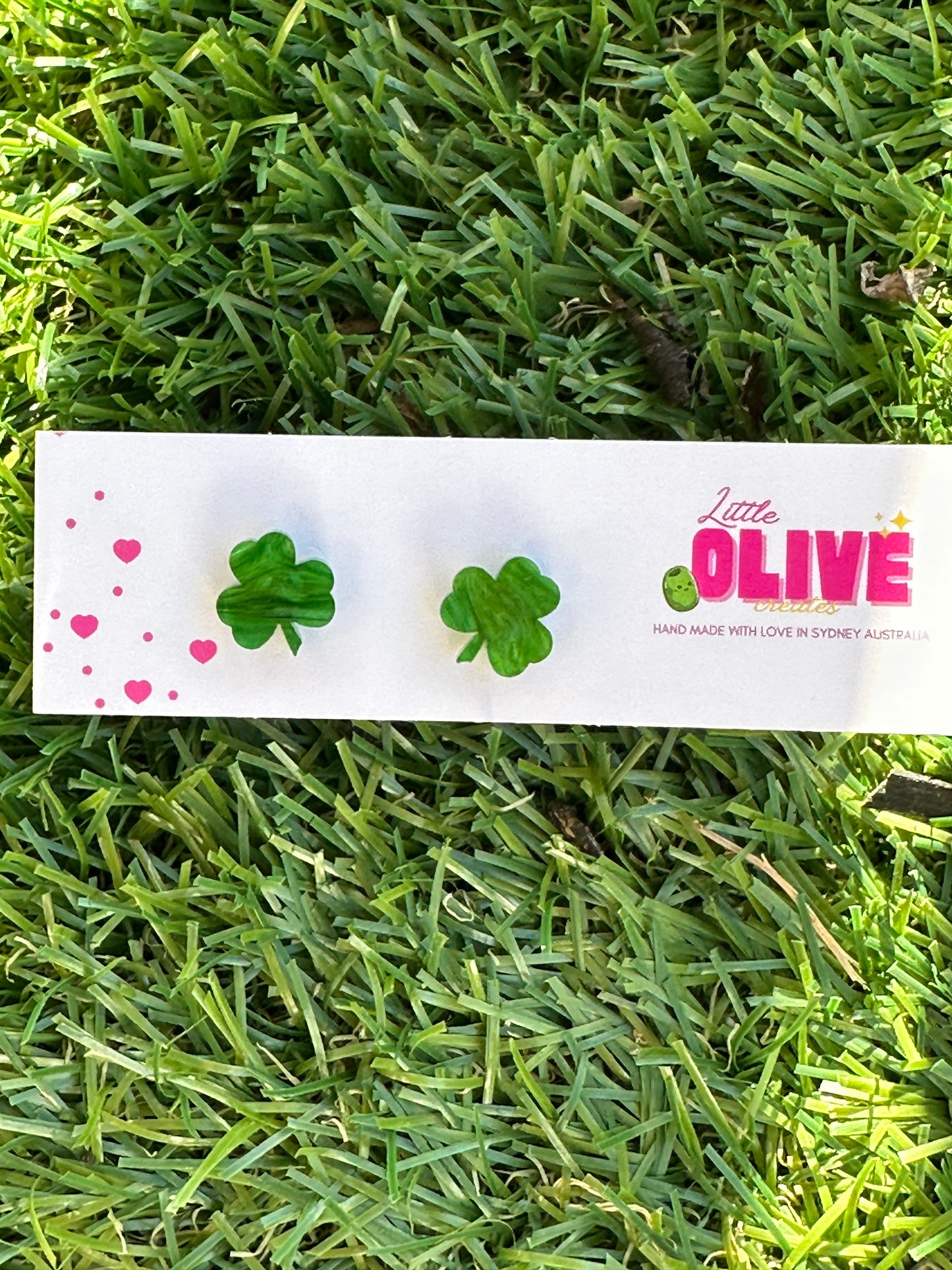 Lucky Shamrock Stud Earrings - St. Patrick’s Day Accessories