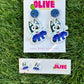 Bluey-Inspired Muffin Ballerina Earrings
