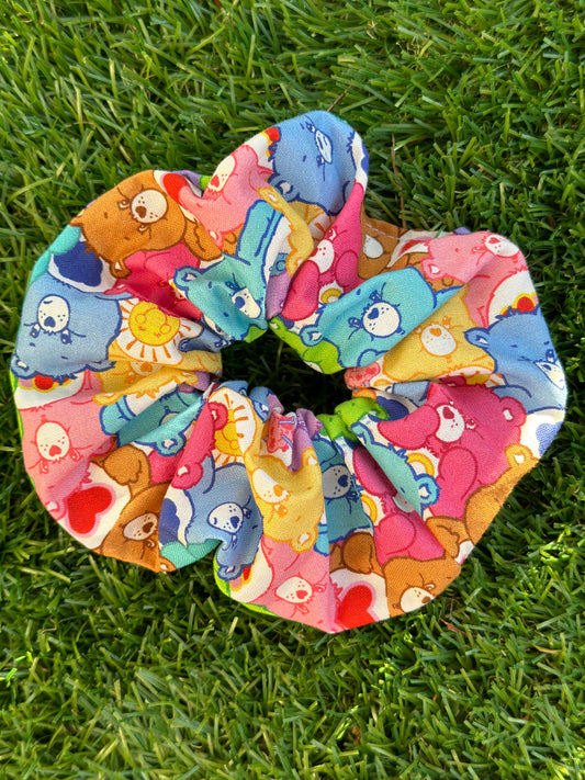 Cute Care Bears Hand Made Cotton Scrunchie