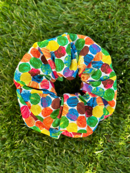 Handmade Hungry Caterpillar Cotton Hair Scrunchie