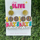 100 Days of School Dangle Earrings