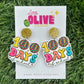 100 Days of School Dangle Earrings