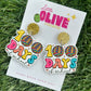 100 Days of School Dangle Earrings
