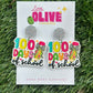 100 Days of School Dangle Earrings
