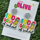 100 Days of School Dangle Earrings